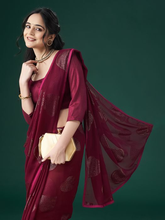 Cherry Embellished Ethnic Motifs Sarees NEW ARRIVALS