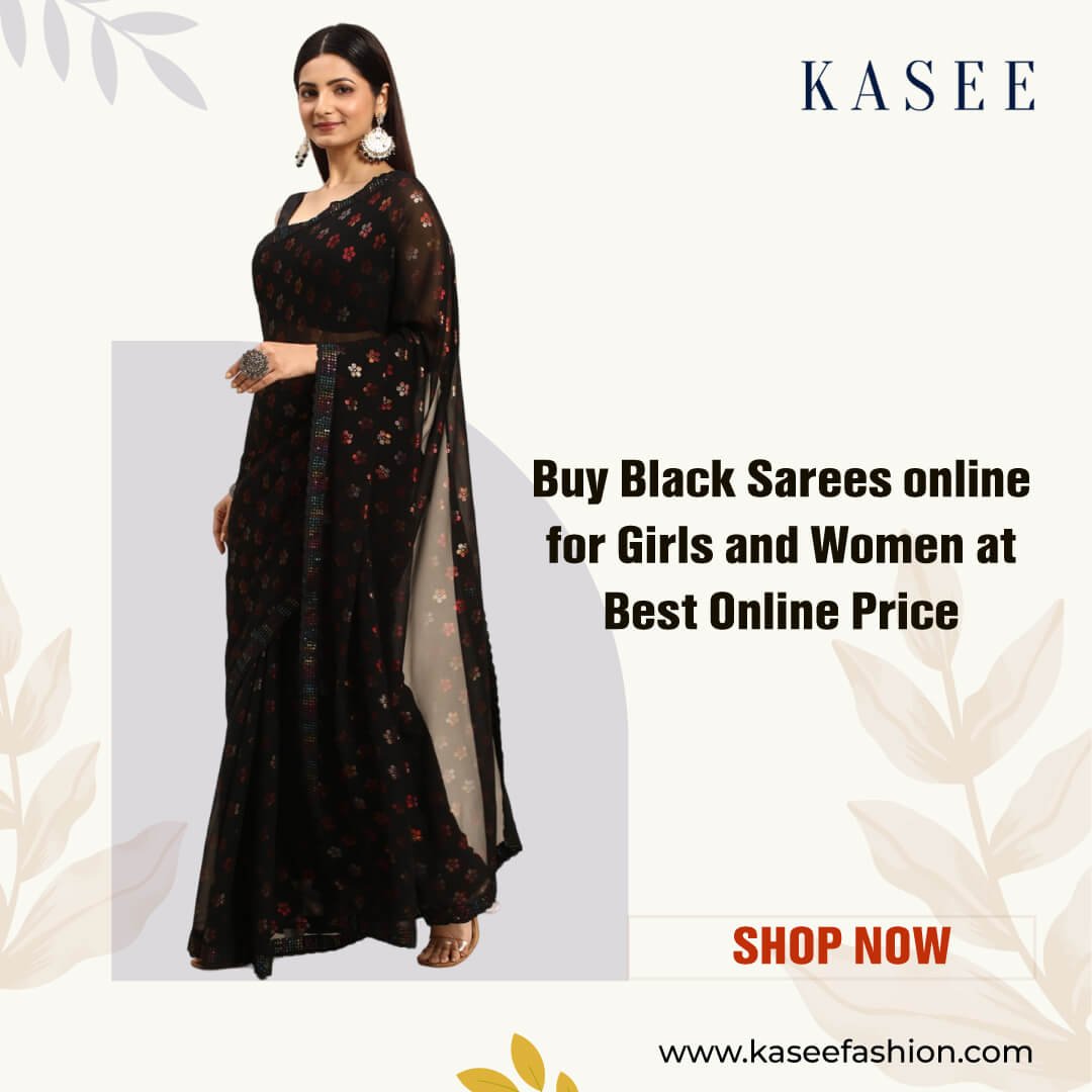 black sarees