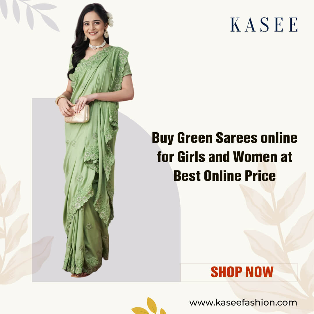 green sarees