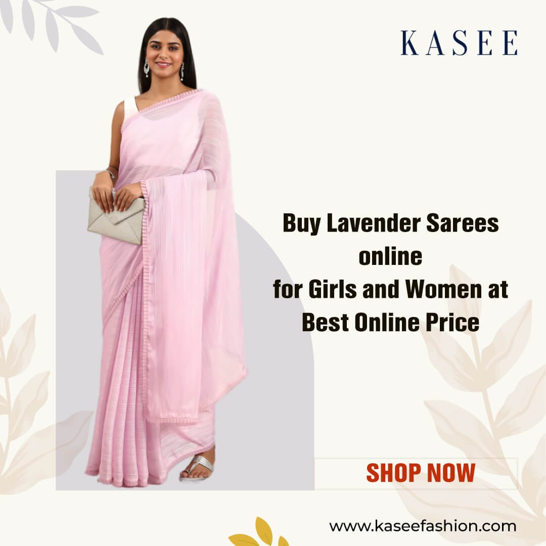 lavender sarees