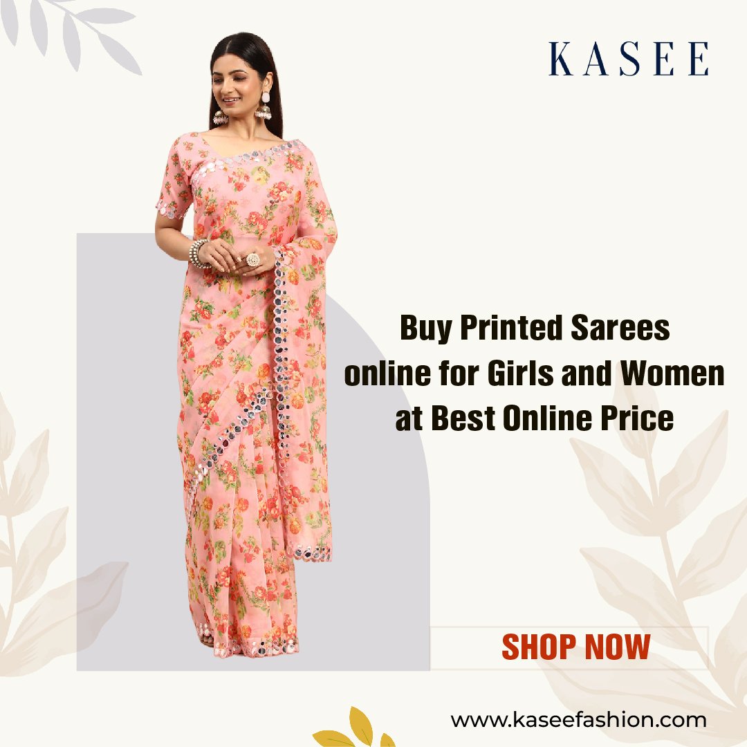 printed saree