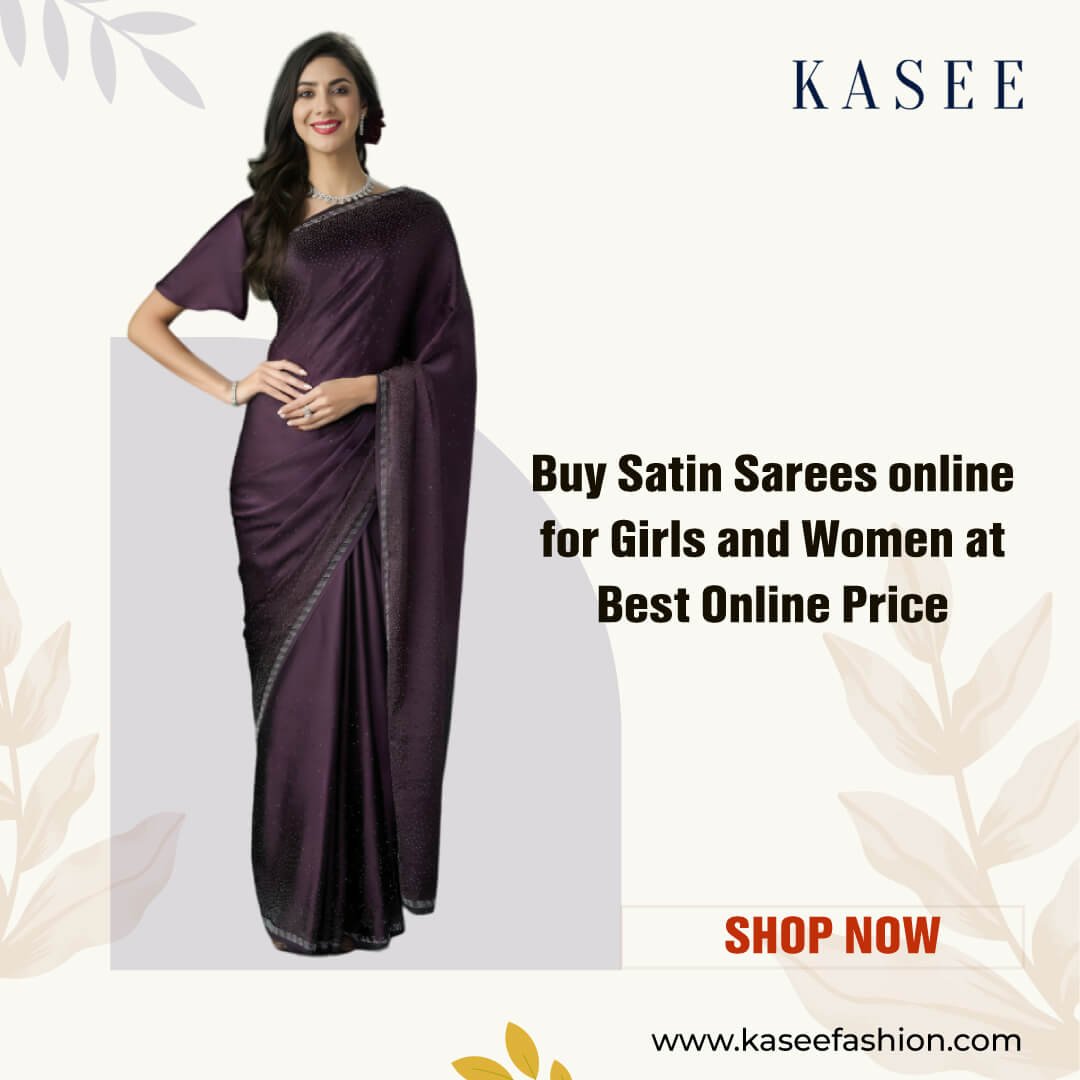 satin sarees